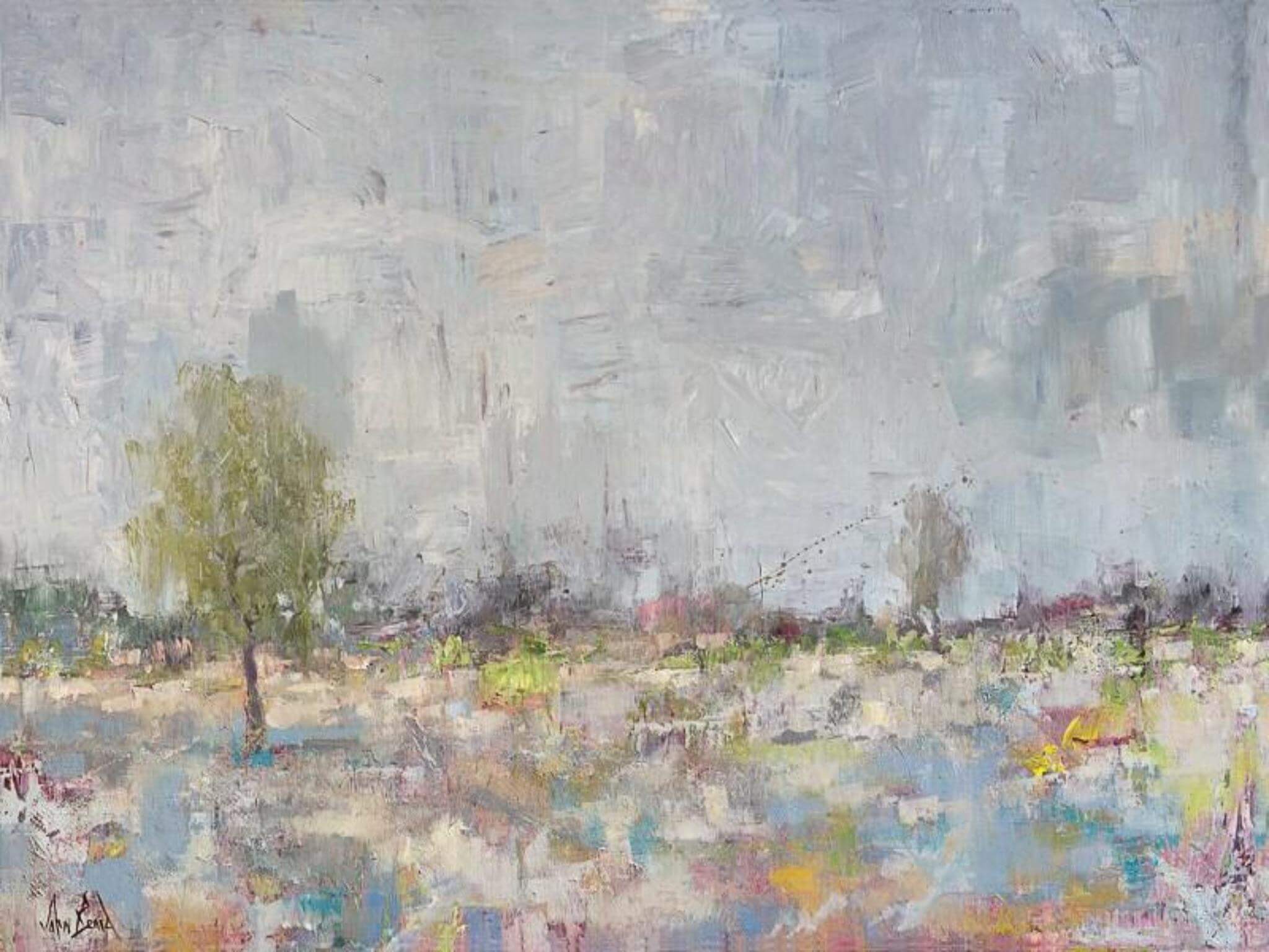 Burst of Spring Canvas Print