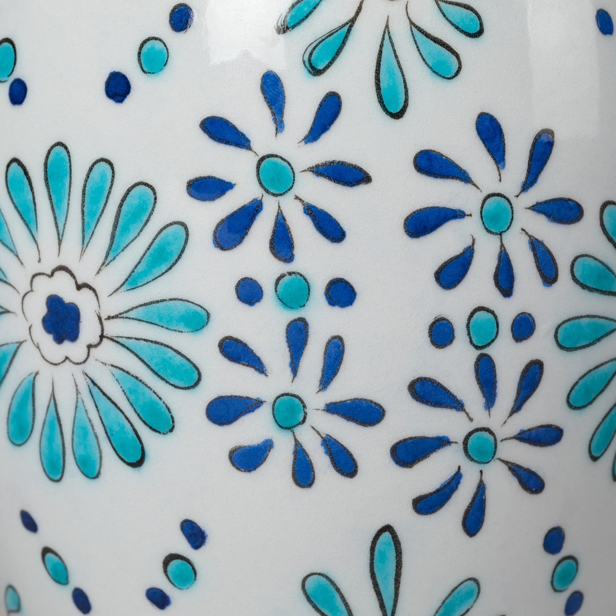 Ceramic Artisan Hand-Poured Candle - Poppy Natural