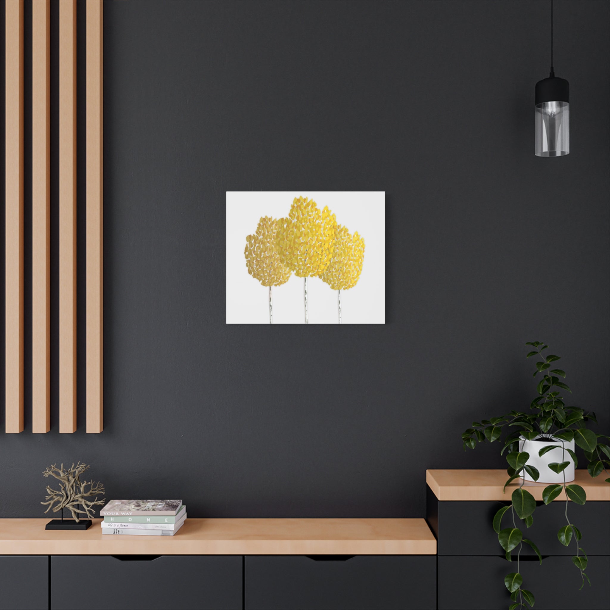 Fall Aspen Canvas Print – Wall Art - Poppy Natural
