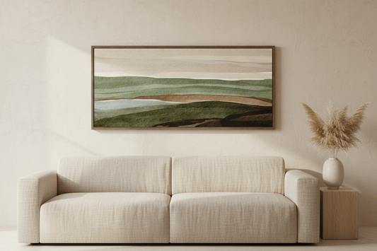 Nature's Charm III Panel by Nikita Jariwala - Poppy Natural