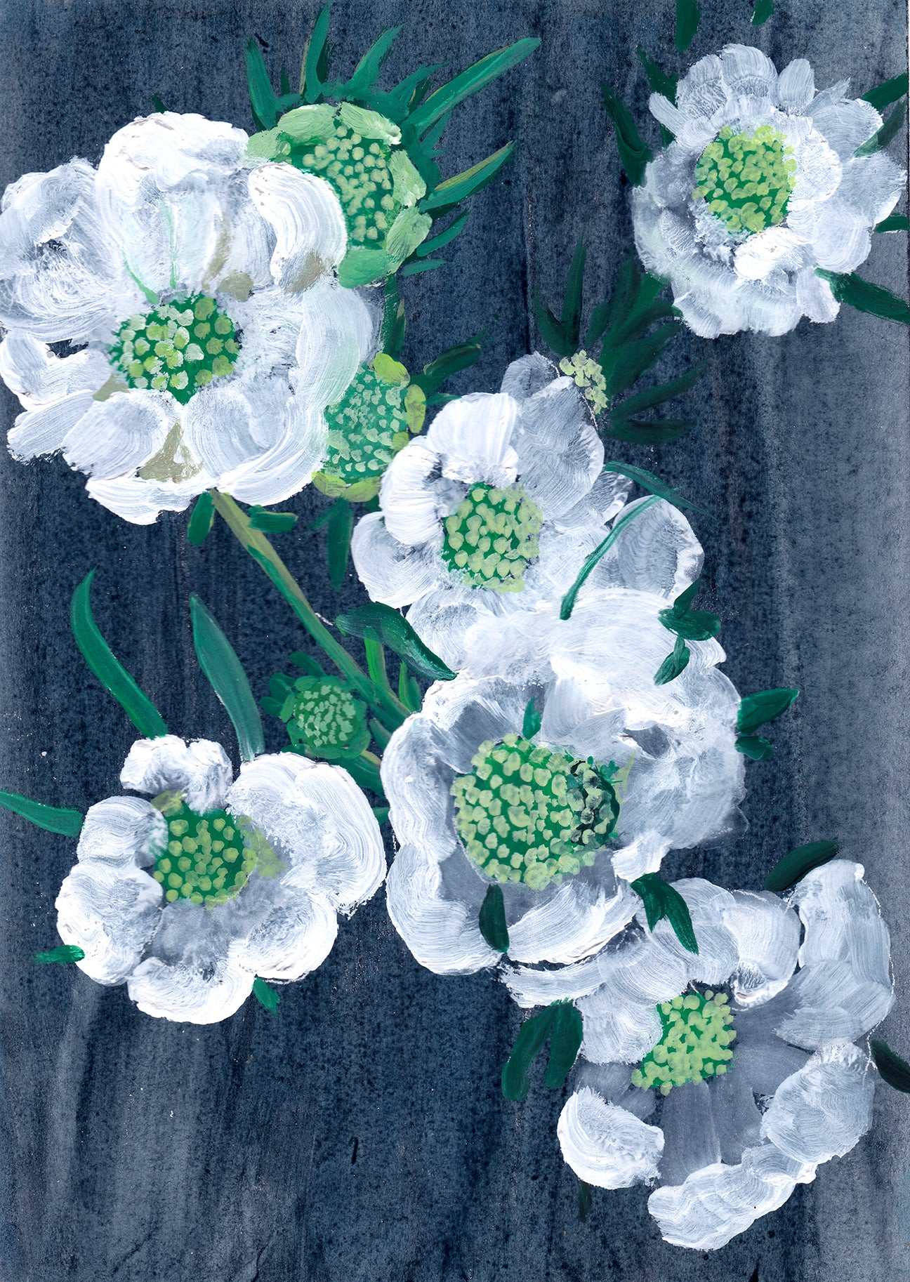 October Blooms II – Autumn Floral Canvas Print