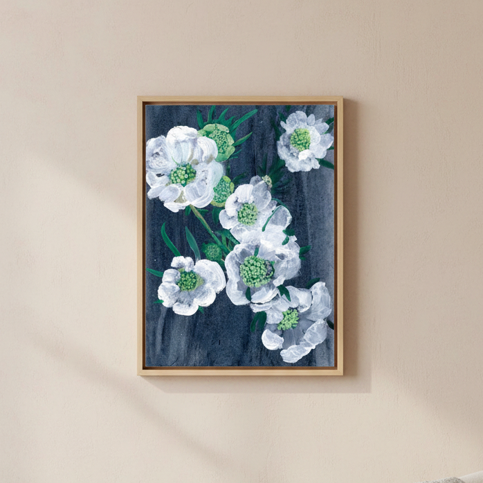 October Blooms II – Autumn Floral Canvas Print