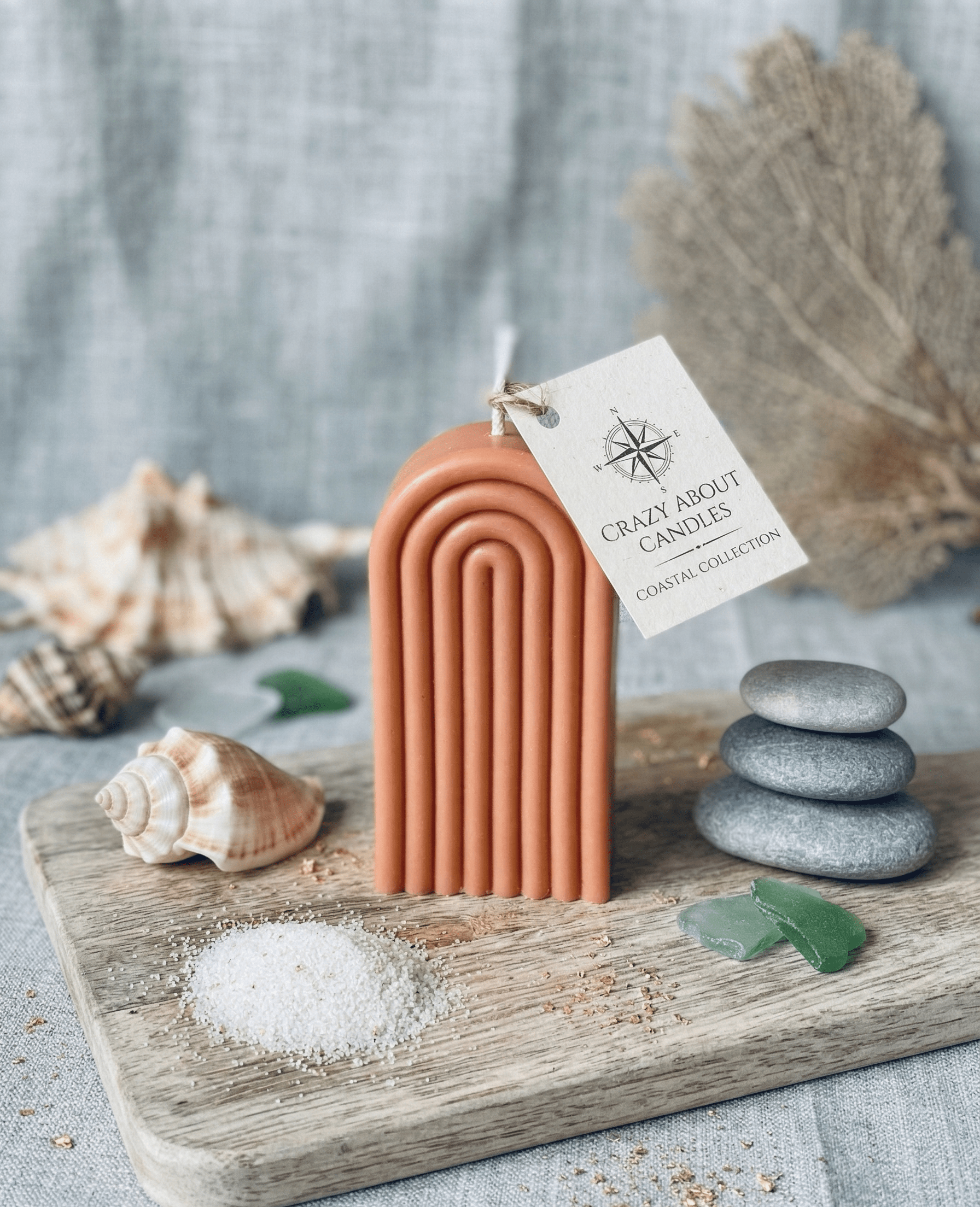 Rainbow Arch Candle - Poppy Natural