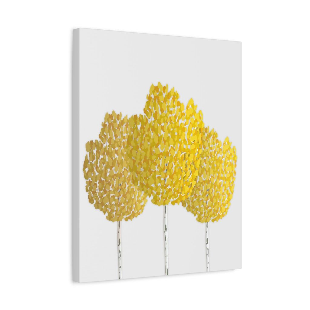 Fall Aspen Canvas Print – Wall Art