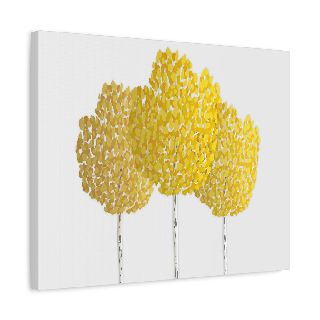 Fall Aspen Canvas Print – Wall Art