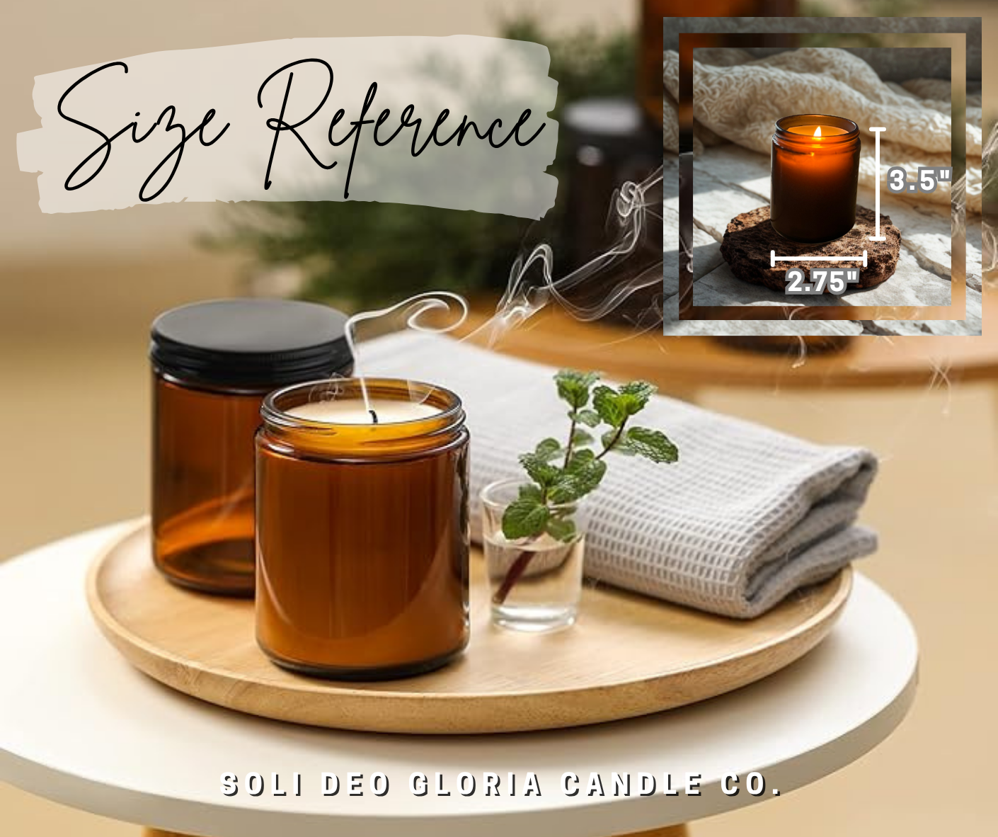 Bright Citrus | Natural Beeswax Candle with Organic Essential Oils - Poppy Natural