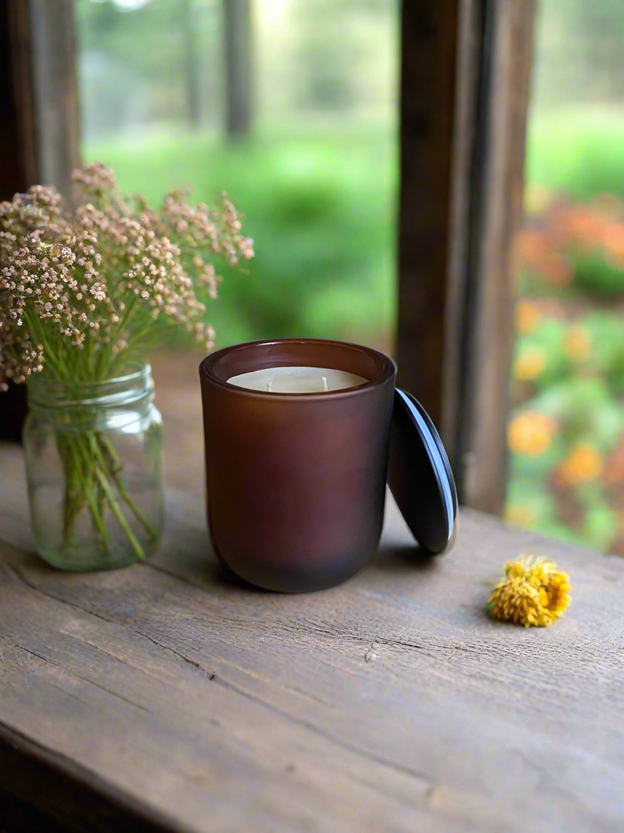 Bright Citrus | Natural Beeswax Candle with Organic Essential Oils - Poppy Natural