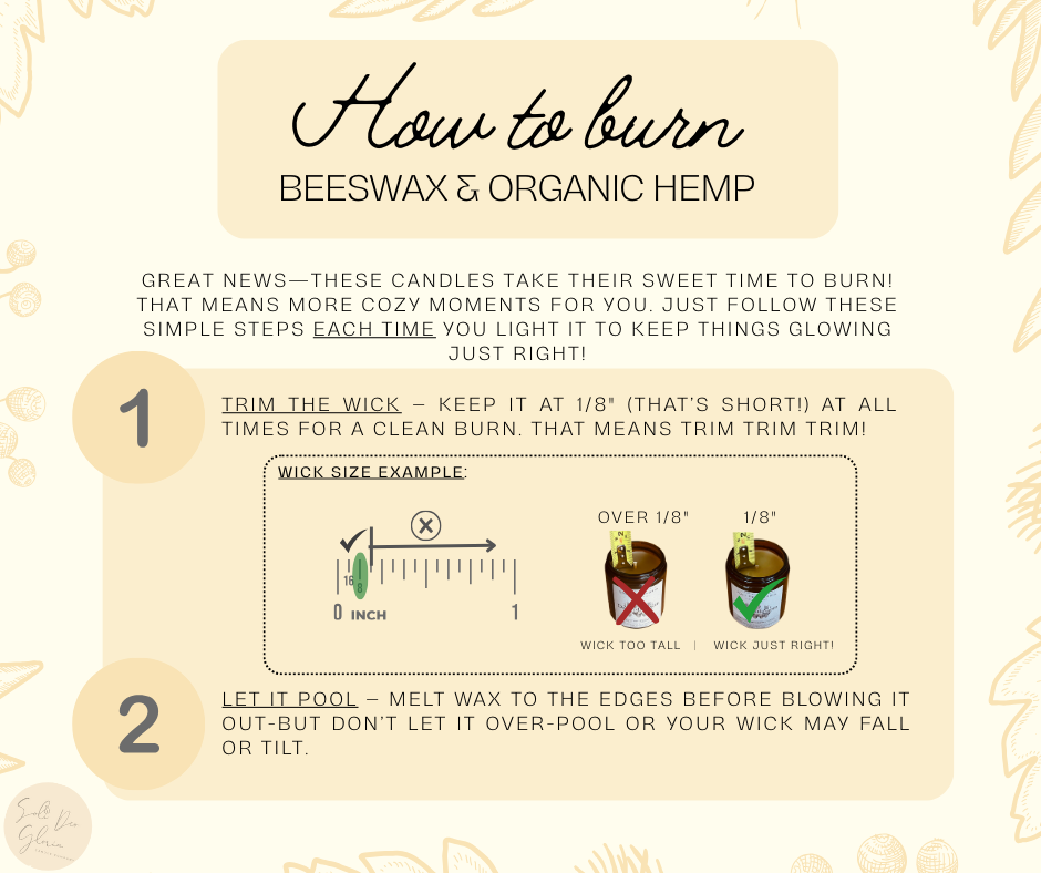 Desert Blossom | Essential Oil & Extract Infused Beeswax Candle