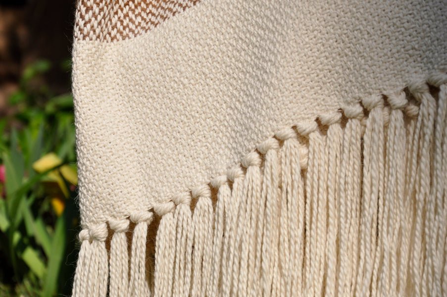 Camel Stripes Blanket - Poppy Natural
