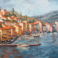 Coastal Italian Village Canvas Print