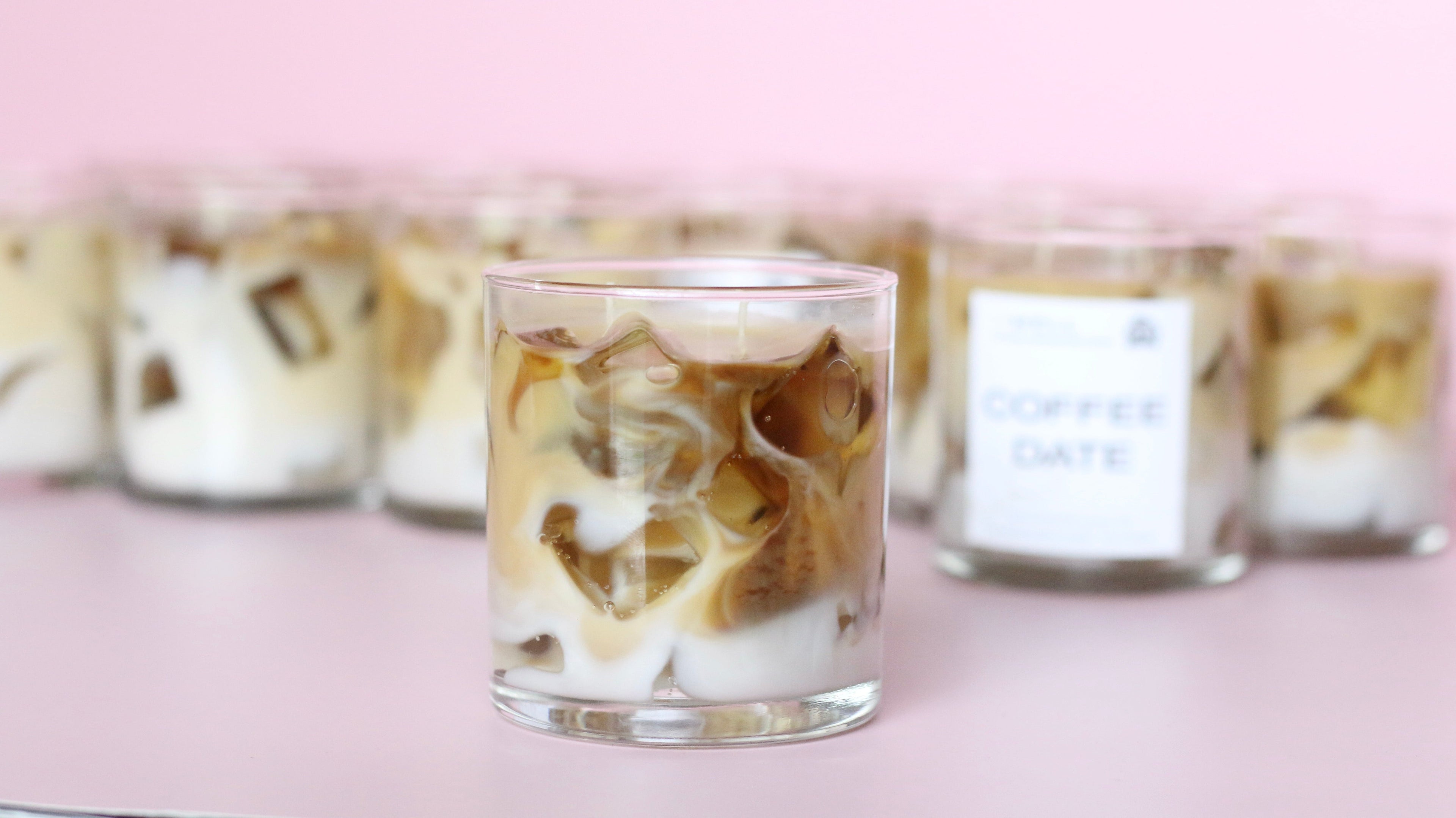 Coffee Date Container Candle - Poppy Natural