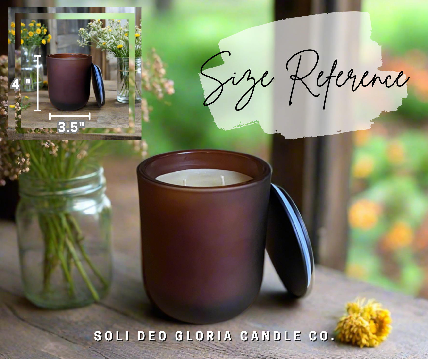 Desert Blossom | Essential Oil & Extract Infused Beeswax Candle - Poppy Natural