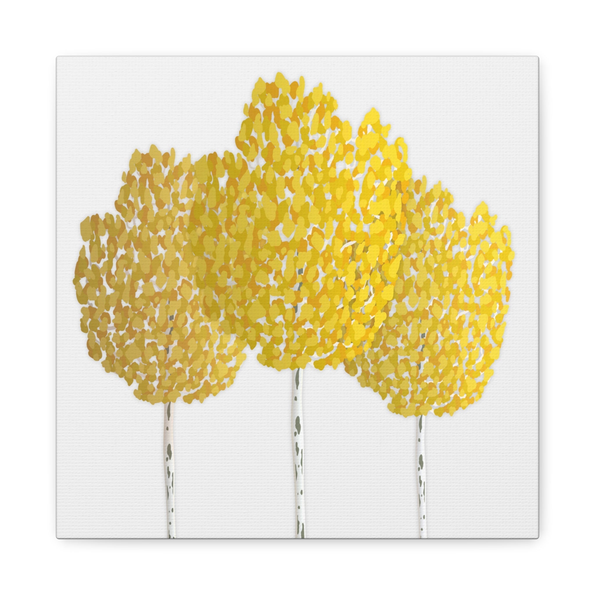Fall Aspen Canvas Print – Wall Art - Poppy Natural