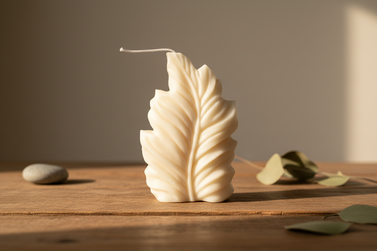 Feather Sculpture Candle