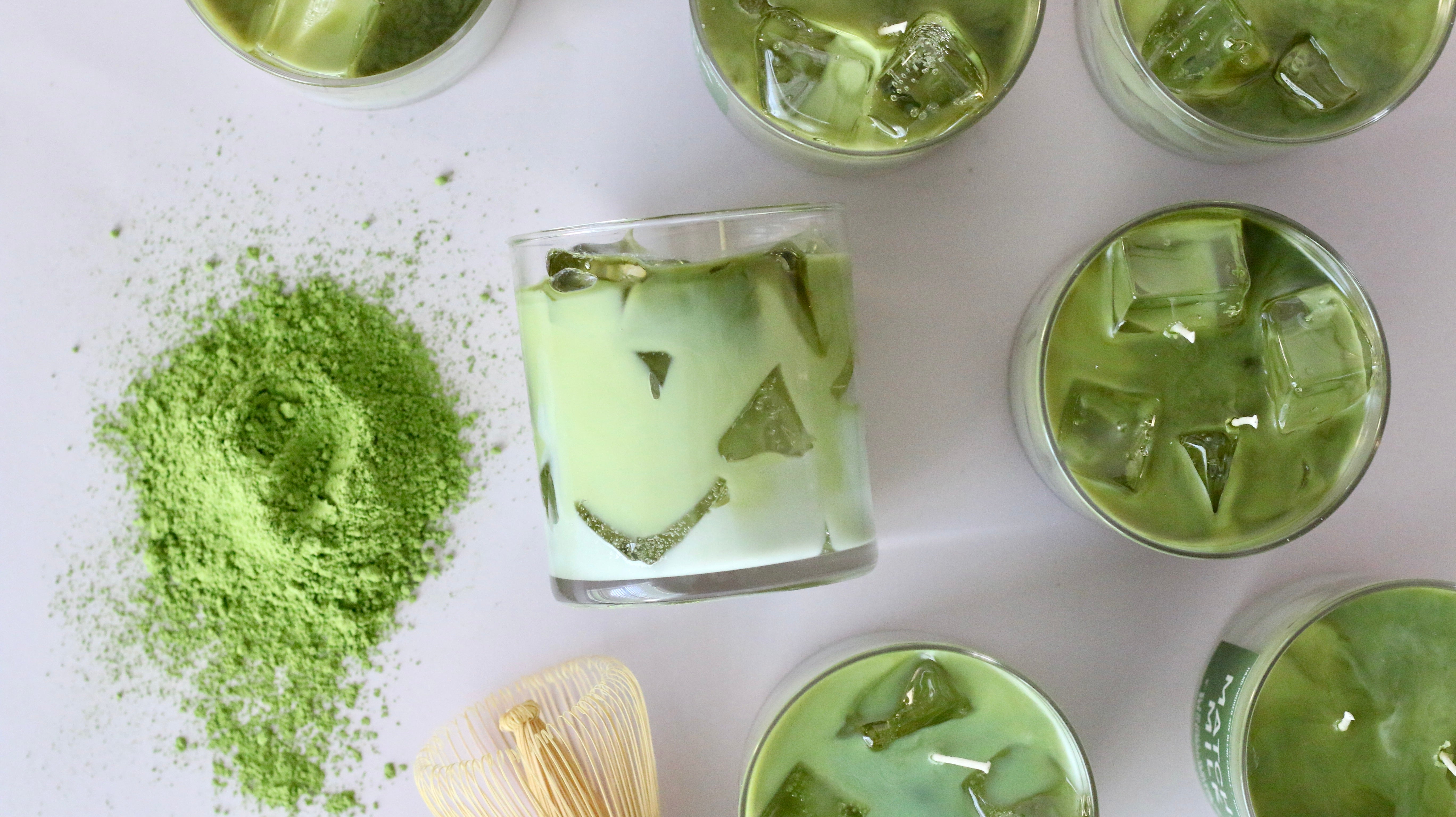 Matcha Milk Container Candle - Poppy Natural