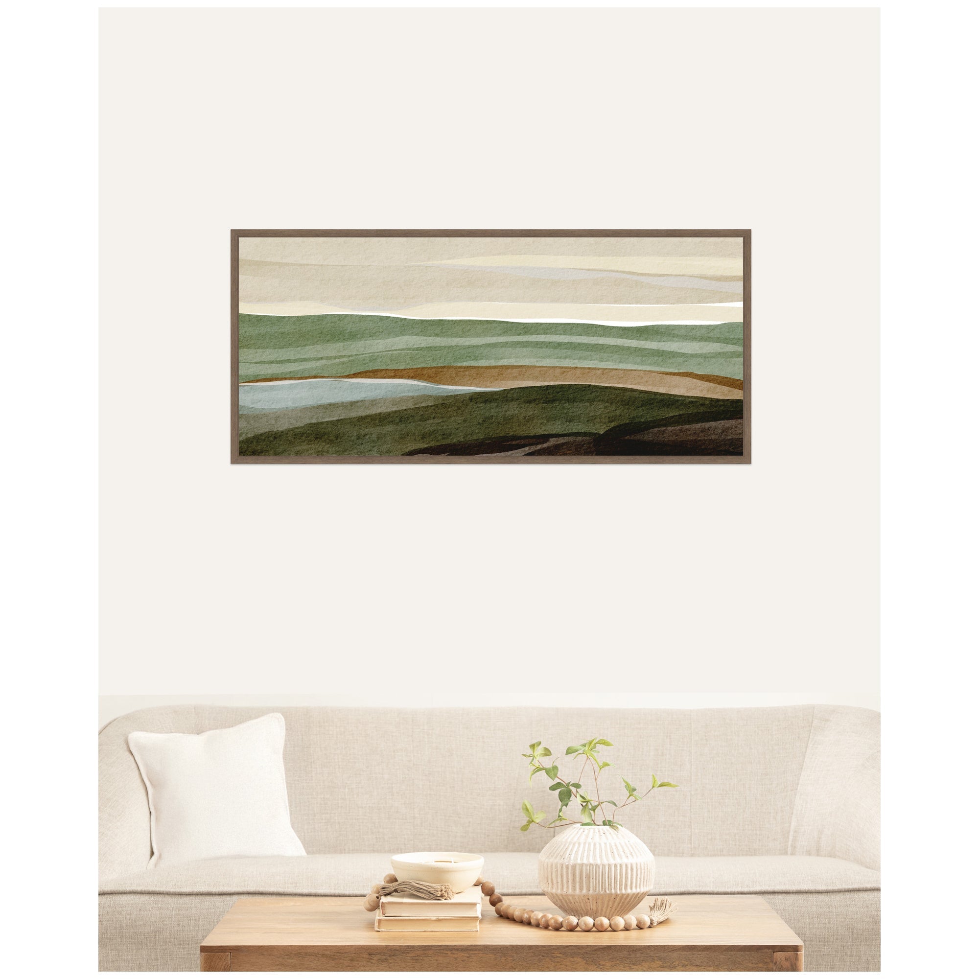 Nature's Charm III Panel by Nikita Jariwala - Poppy Natural