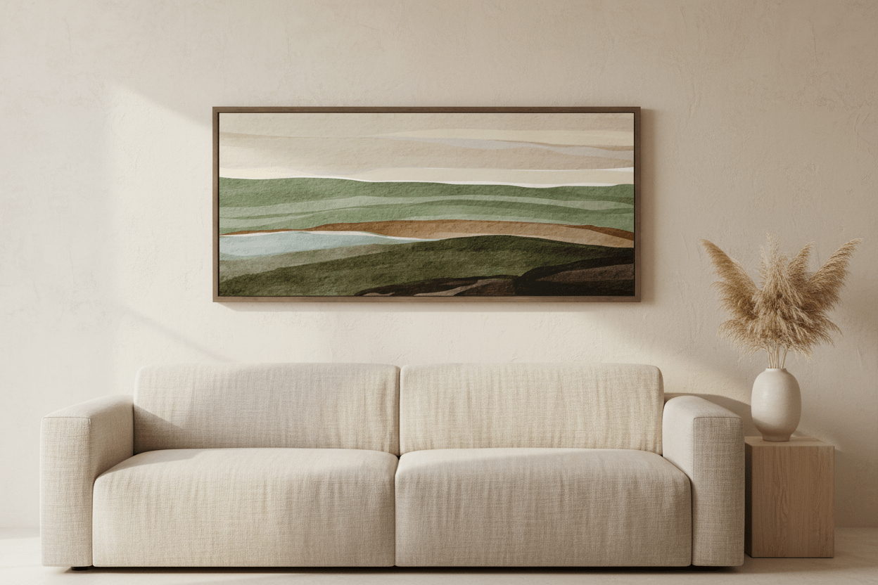 Nature's Charm III Panel by Nikita Jariwala - Poppy Natural