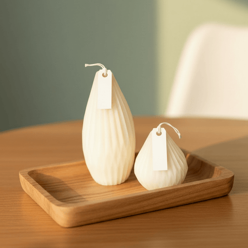 Origami Lantern Candle - Poppy Natural