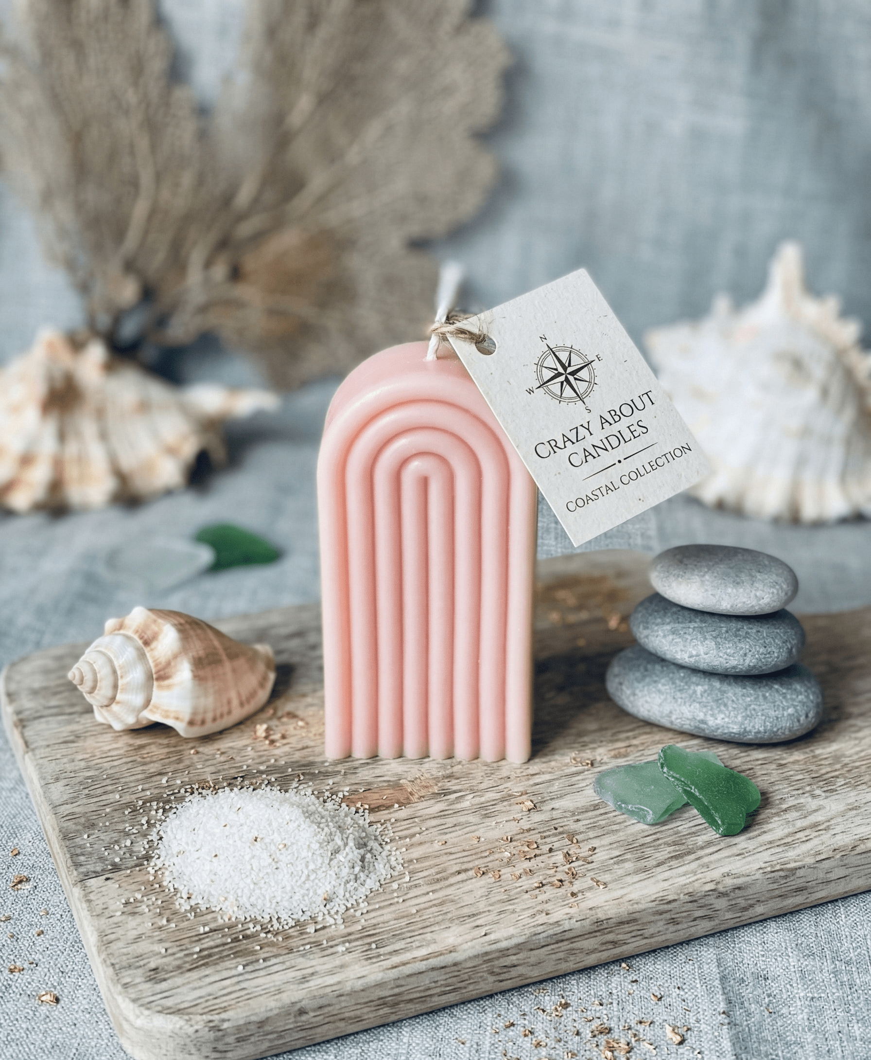 Rainbow Arch Candle - Poppy Natural