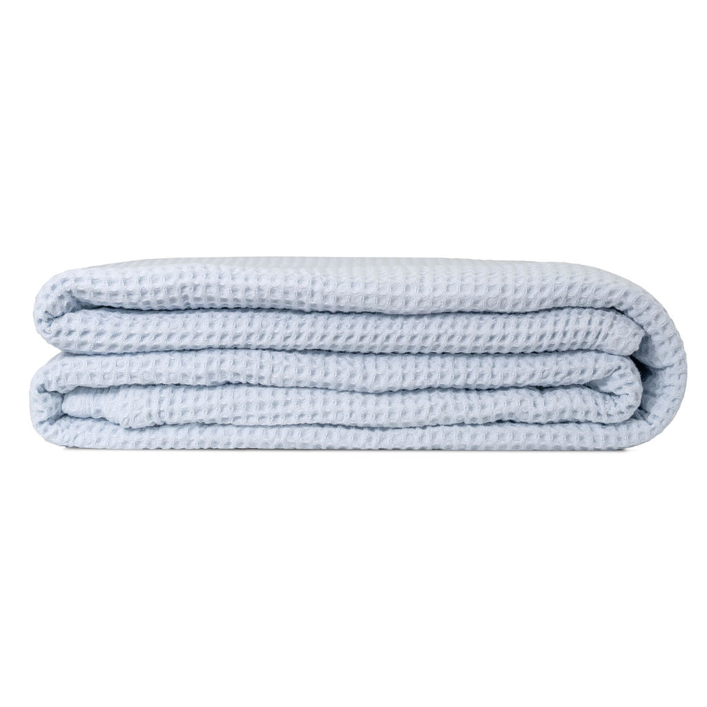 Waffle Weave Throw Blanket - Poppy Natural