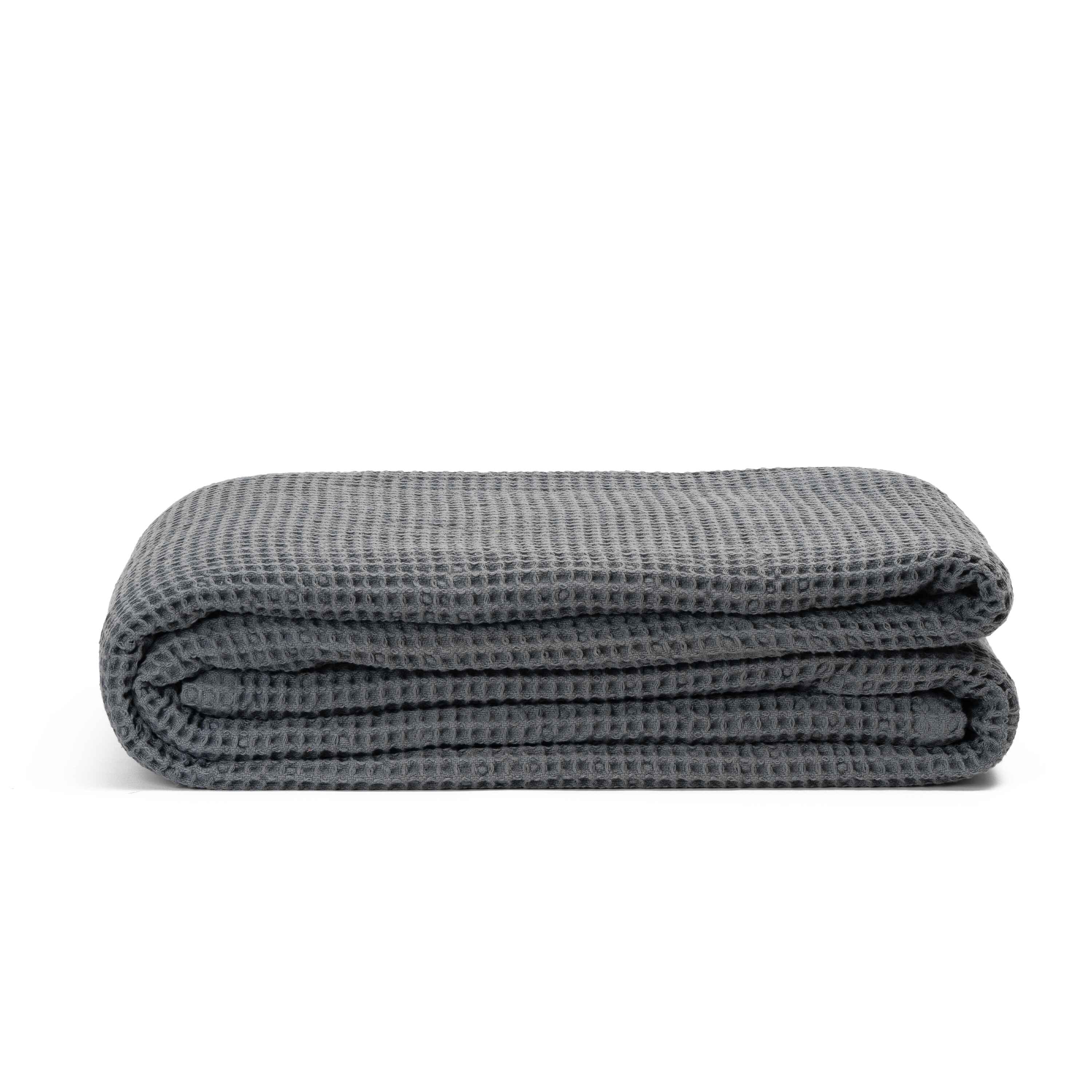 Waffle Weave Throw Blanket