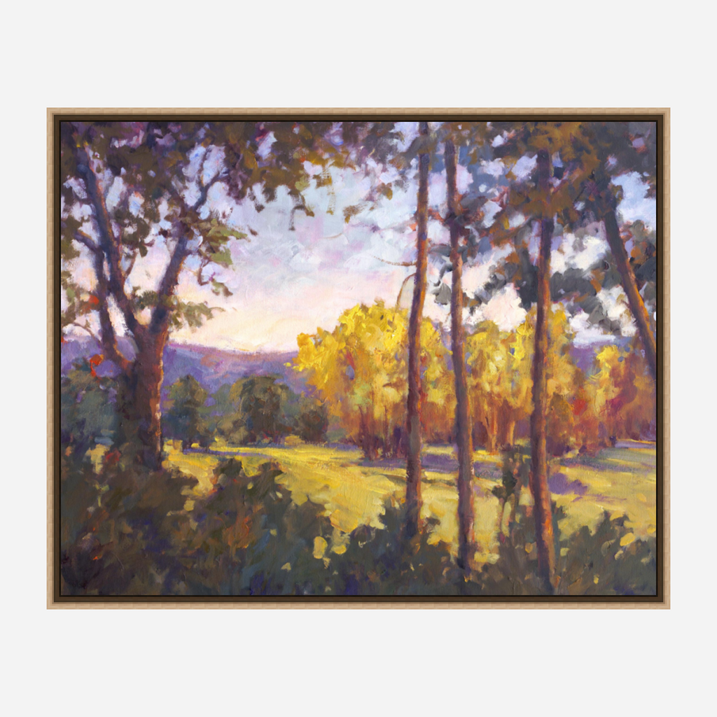Through the Trees Artist Enhanced Canvas Print