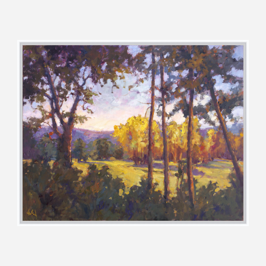 Through the Trees Artist Enhanced Canvas Print